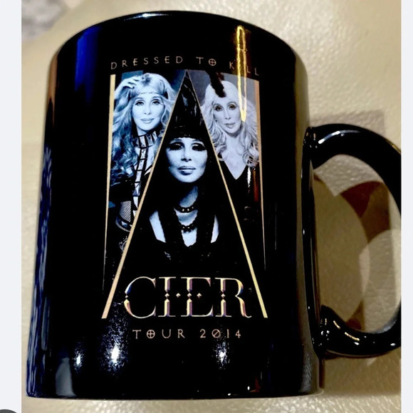 🎉HP🖤🎉 Cher dress to kill 2014 Concert mug - Picture 1 of 8